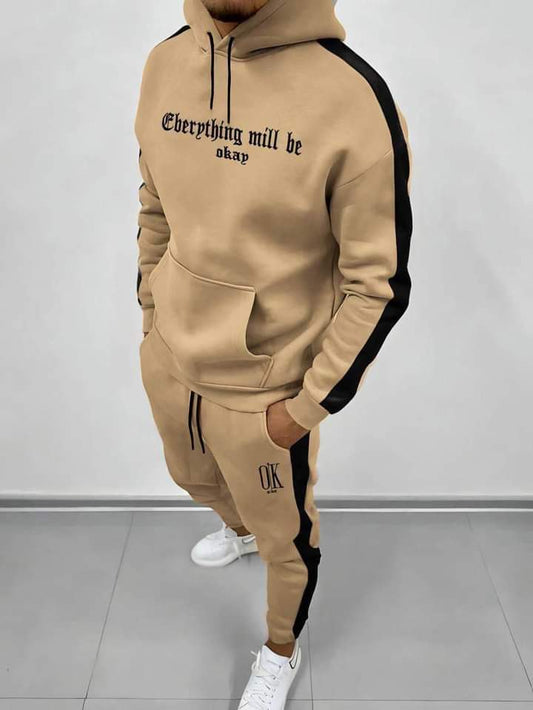 EVERYTHING WILL BE OK WINTER TRACK SUIT TW-546