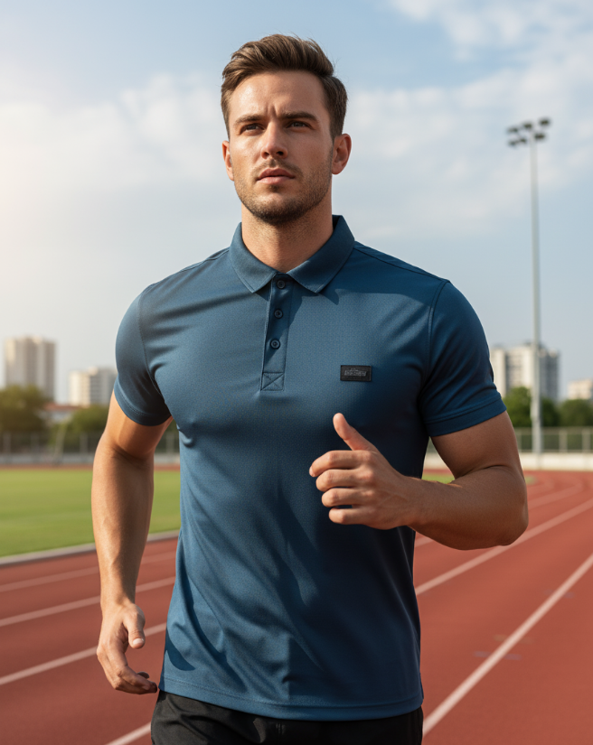 DRY-FIT BLUE COLLAR SOFT AND MILKY T-SHIRT  TW:-202