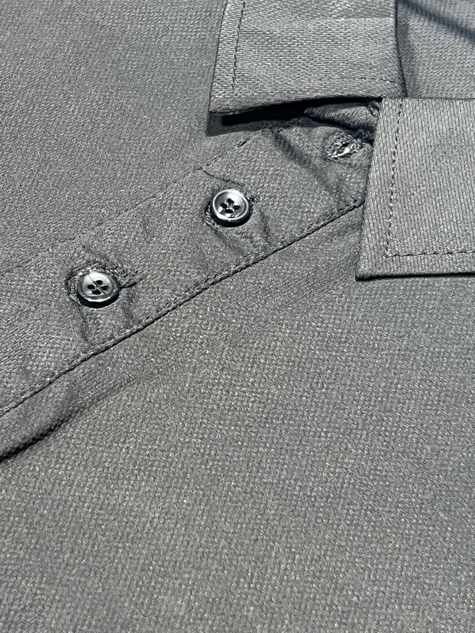 DRY-FIT GREY COLLAR SOFT AND MILKY T-SHIRT  TW:-203