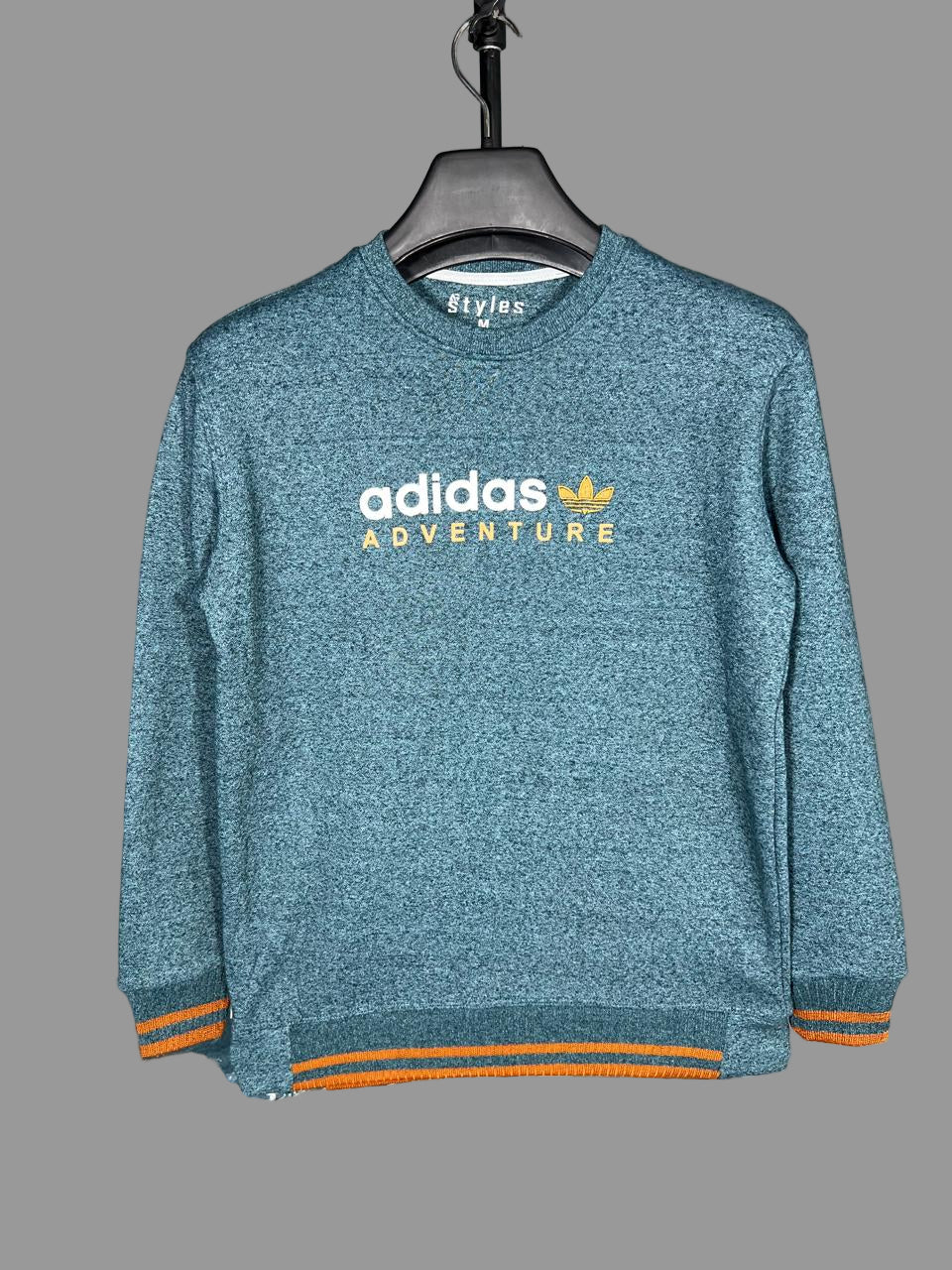 Embriodered ADIDAS Round Neck Imported Men's Sweatshirt  TW:- 715