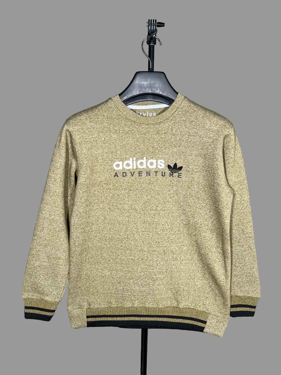Embriodered ADIDAS Round Neck Imported Men's Sweatshirt  TW:- 714