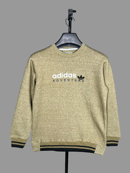 Embriodered ADIDAS Round Neck Imported Men's Sweatshirt  TW:- 714