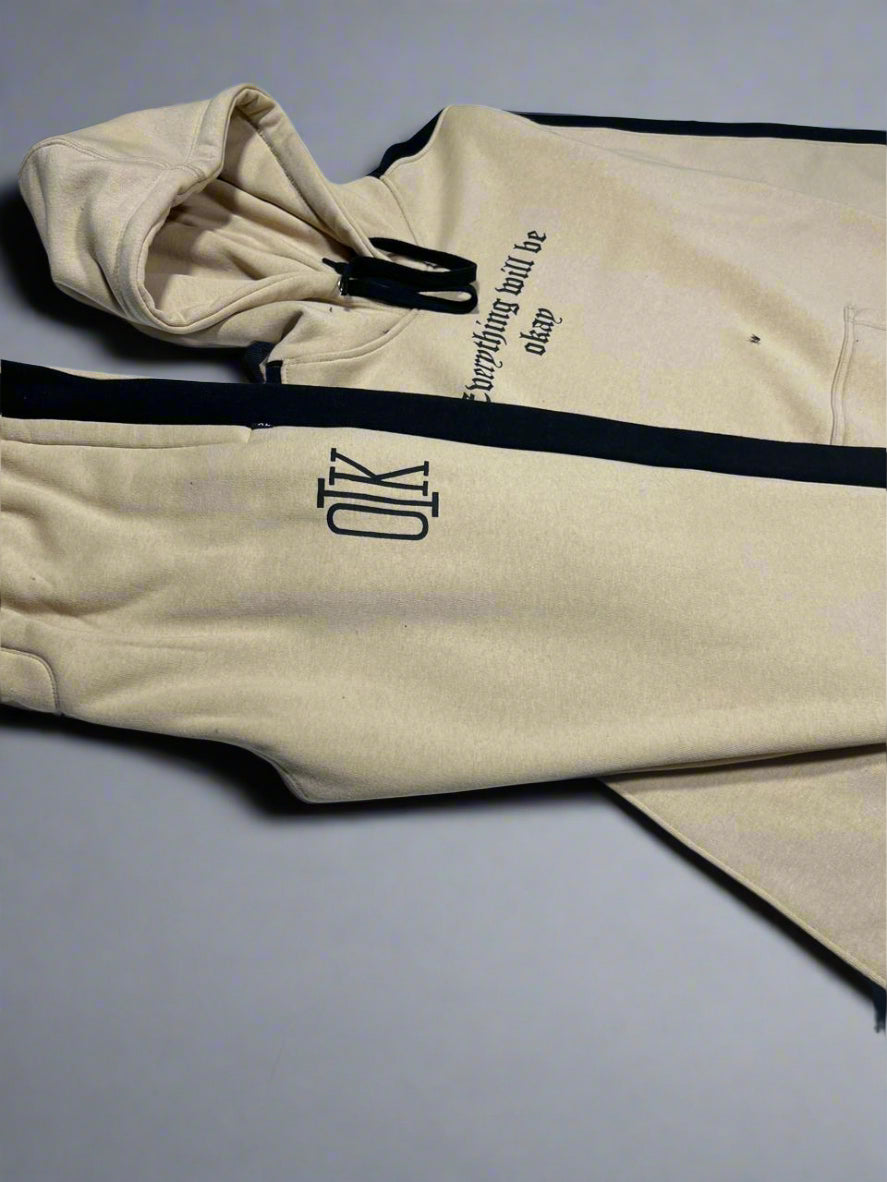 EVERYTHING WILL BE OK WINTER TRACK SUIT TW-546