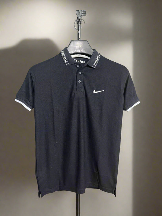 BB EMB basic polo BLUE