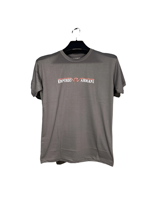 PRINT ROUND NECK HALF BAZU JERSEY T SHIRT TW:-131