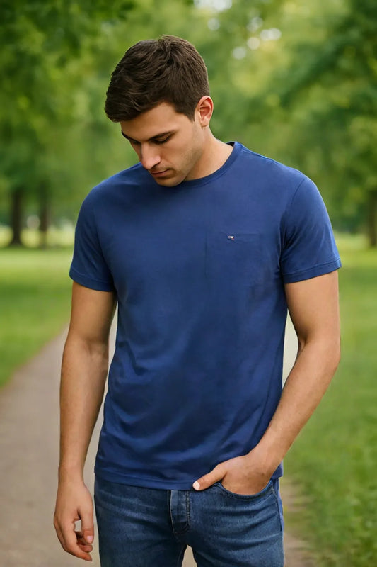 ROUND NECK HALF BAZU JERSEY T SHIRT TW:-125