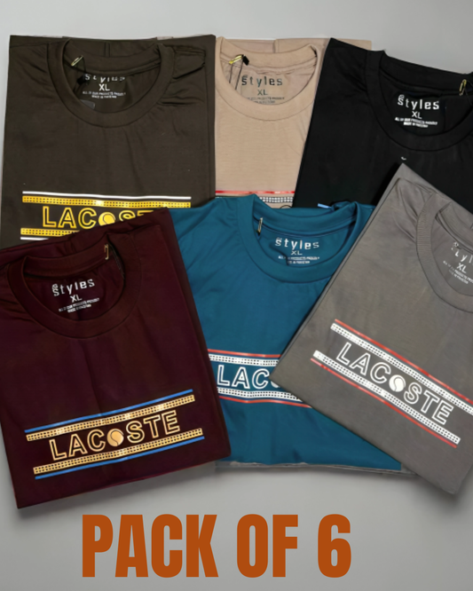 PACK OF 6 PRINTED TEE TW-313
